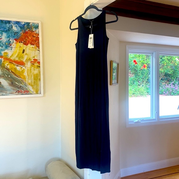 Eileen Fisher Dresses & Skirts - Navy blue long casual dress